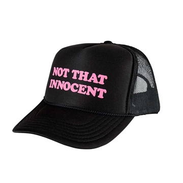 Welcome Skateboard x Britney Spears Trucker Hat "Innocent" Black